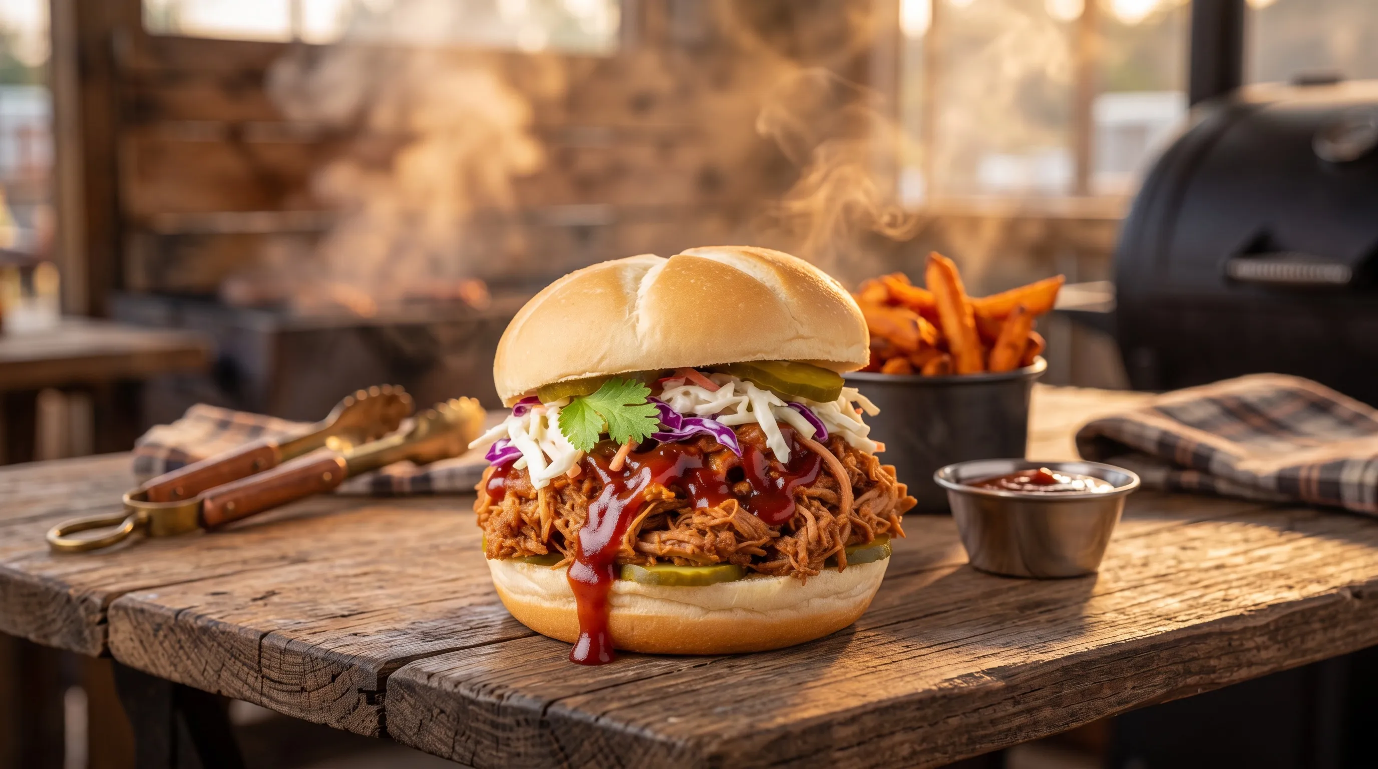 Broodje pulled pork