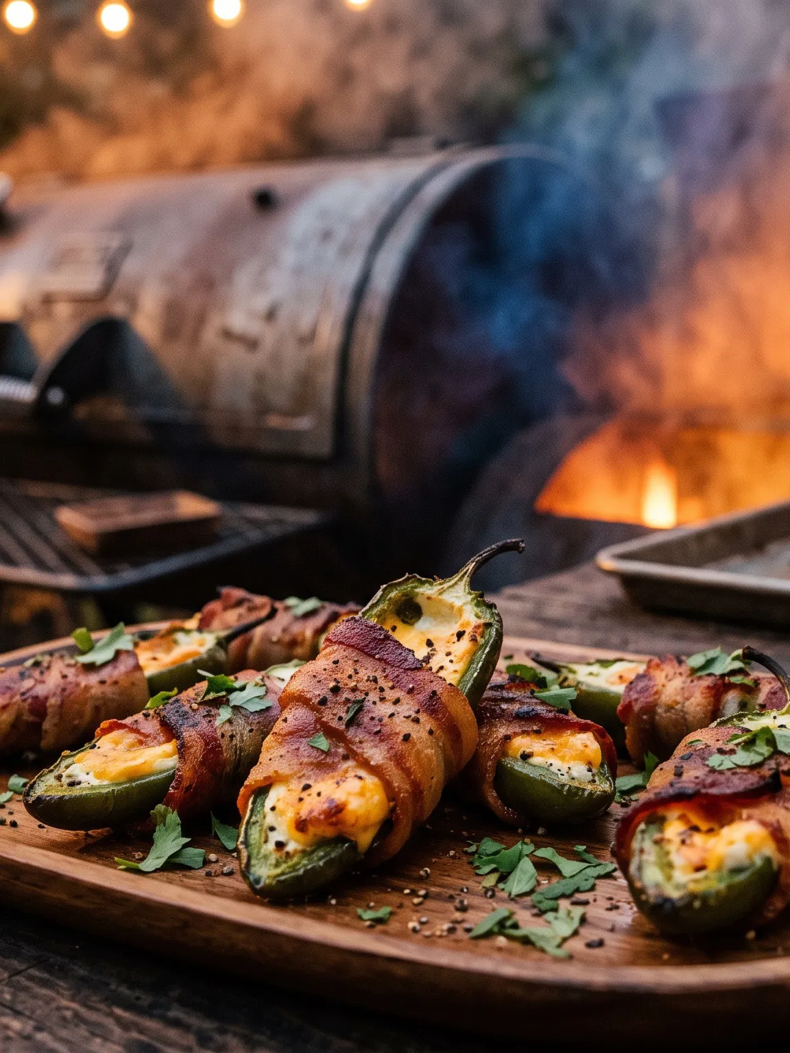 Gevulde jalapeños met katenspek