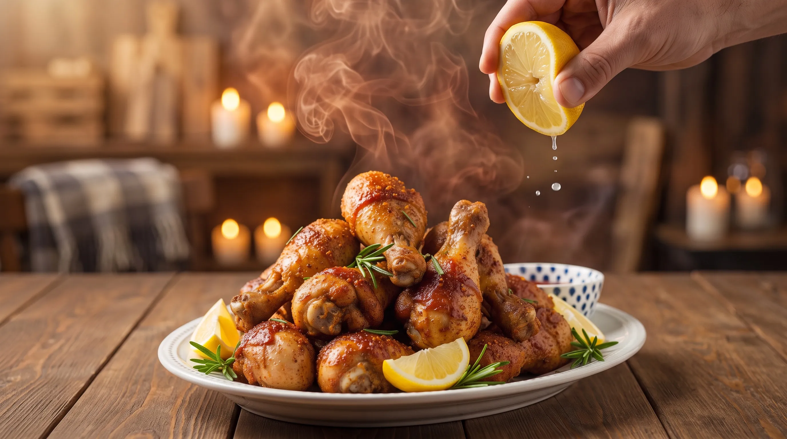 Gerookte kipdrumsticks